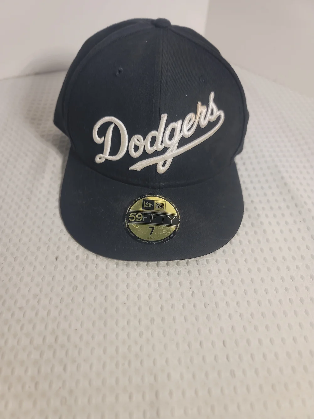 Los Angeles Dodgers Black 59FIFTY Fitted Cap